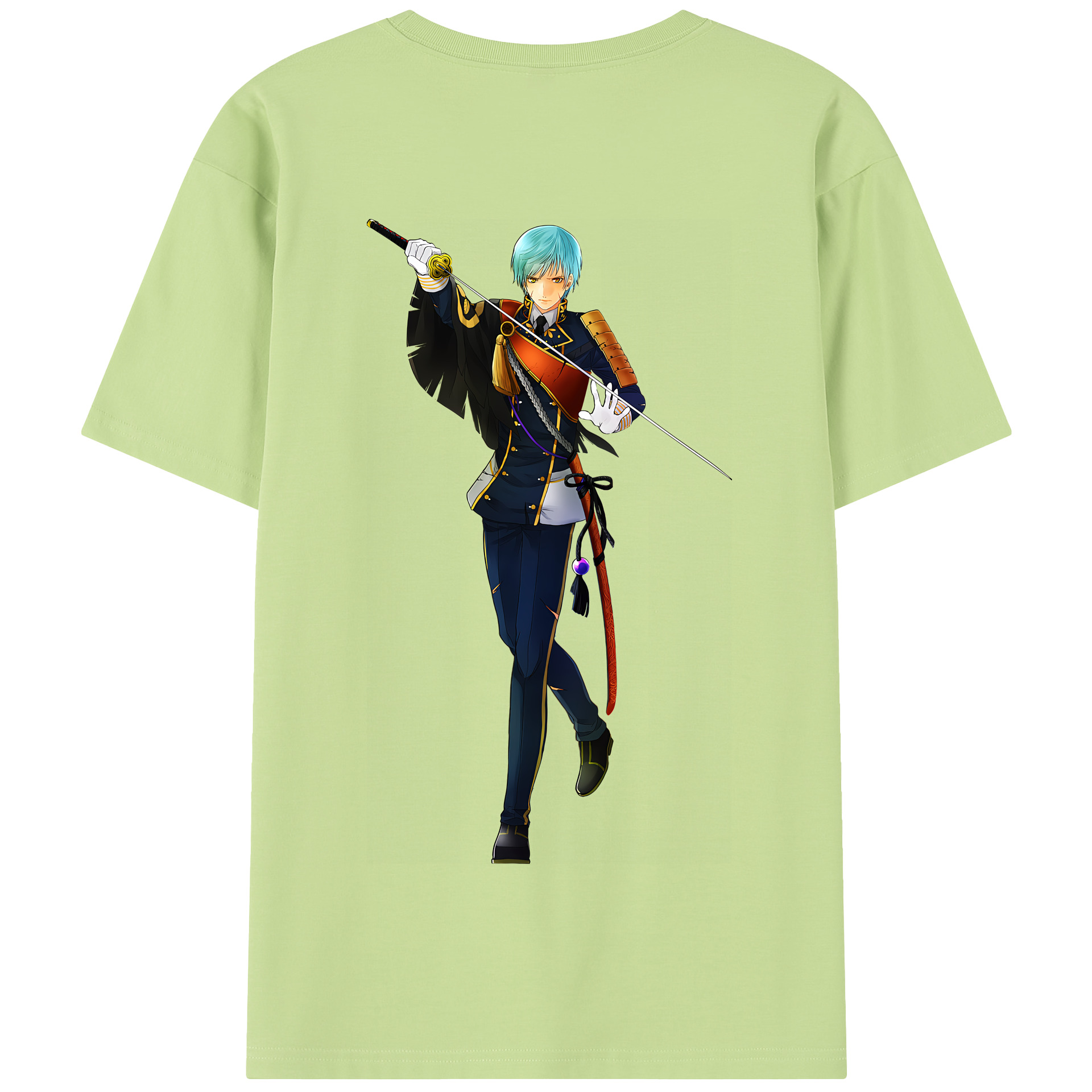 （画像用） 刀剣乱舞 Touken Ranbu 綿100％半袖Tシャツ（背面プリント）